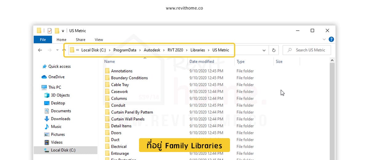 Revit Family Libraries Location